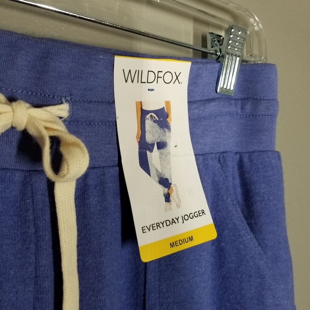 Wildfox | NWT Everyday Cozy Wedgewood Blue Joggers - Picture 6 of 9